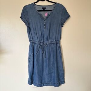 Vintage Gap Denim Utility Dress Size XS